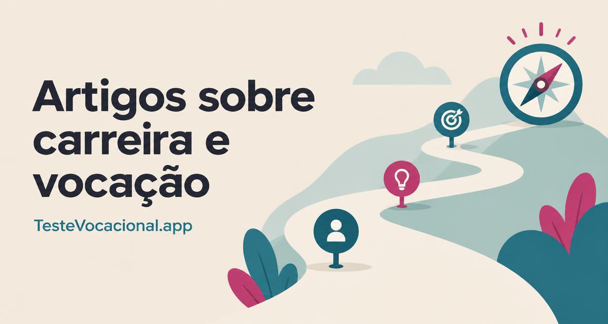Capa dos artigos sobre carreira e vocação do TesteVocacional.app